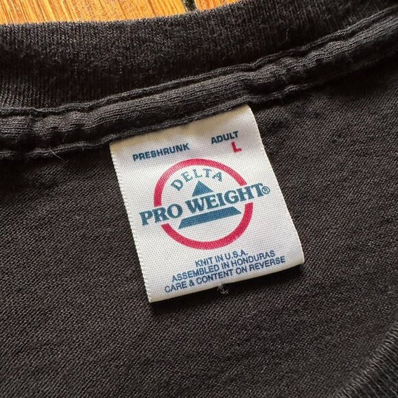 Vintage Y2K 2002 Delta Pro Weight The Simpsons T-Shirt Men Large Black Multi L - Picture 5 of 7